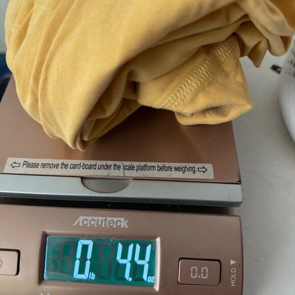 Weekend Sport Yellow Crewneck T-Shirt Minimalist Circle Design Marine Layer sz S - Picture 10 of 10